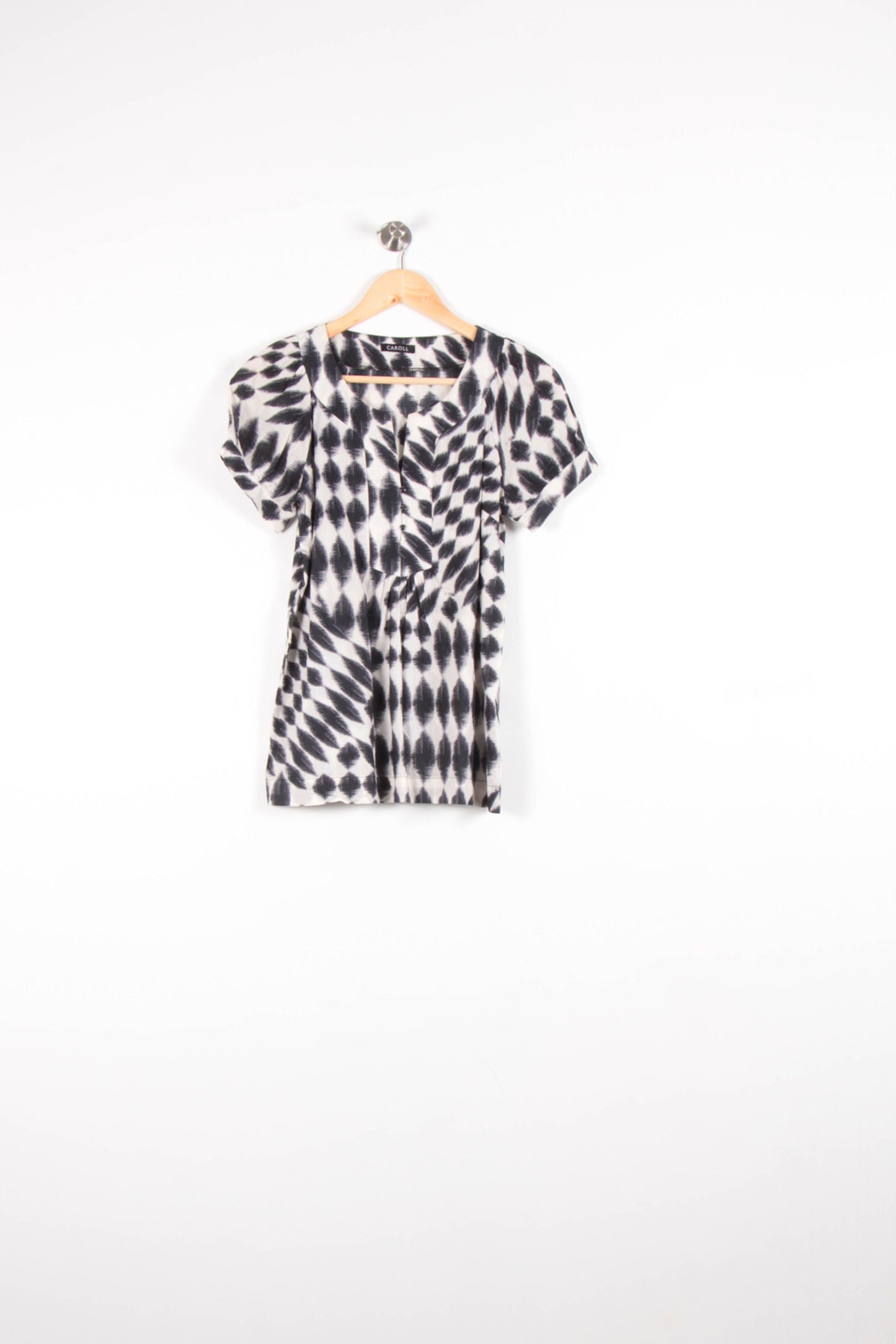 Blouse Noire et Blanche - Taille S/36