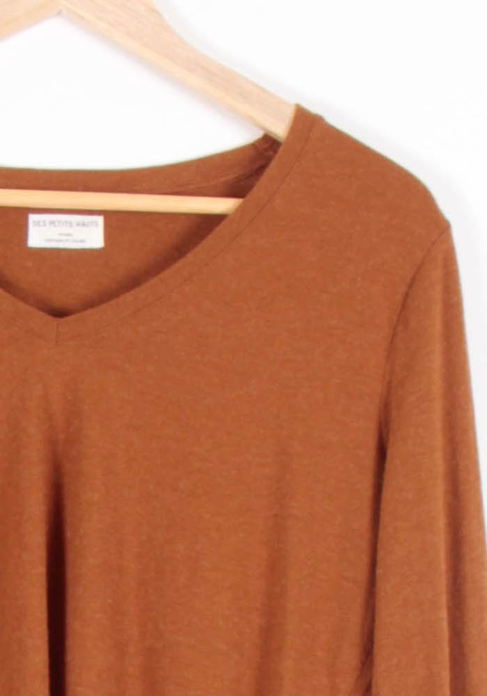 Tee-shirt Marron - Taille S/36