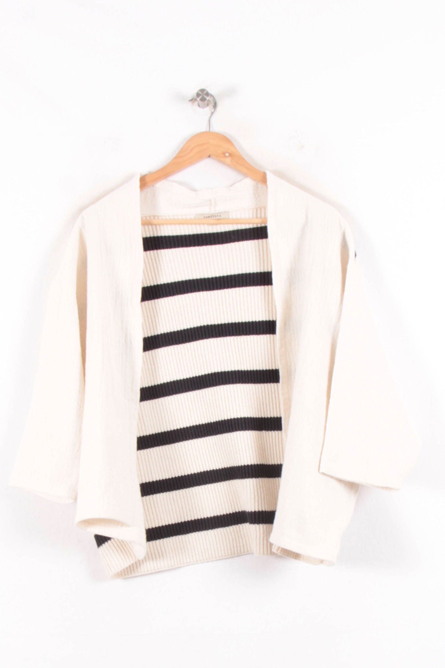 Cardigan Blanc et Noir - Taille S/36