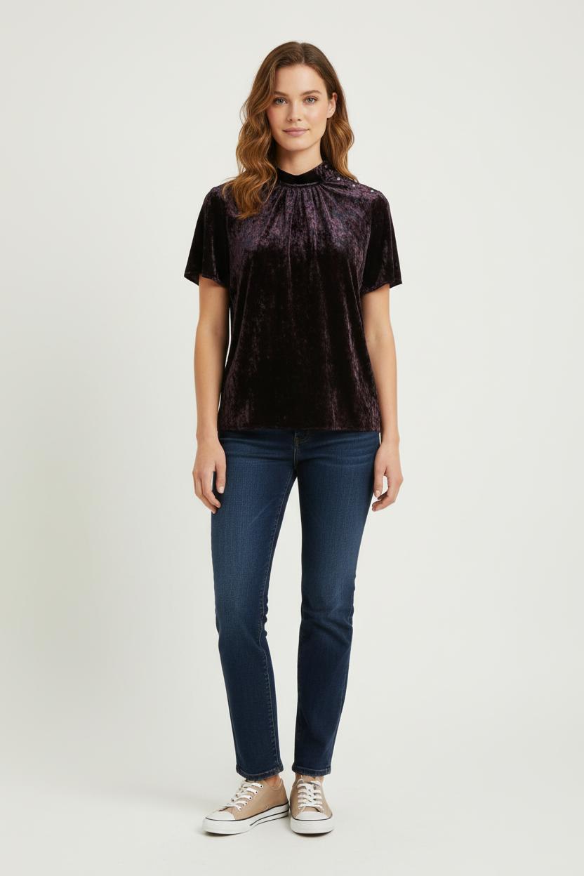 Blouse Bordeaux - Taille L/40