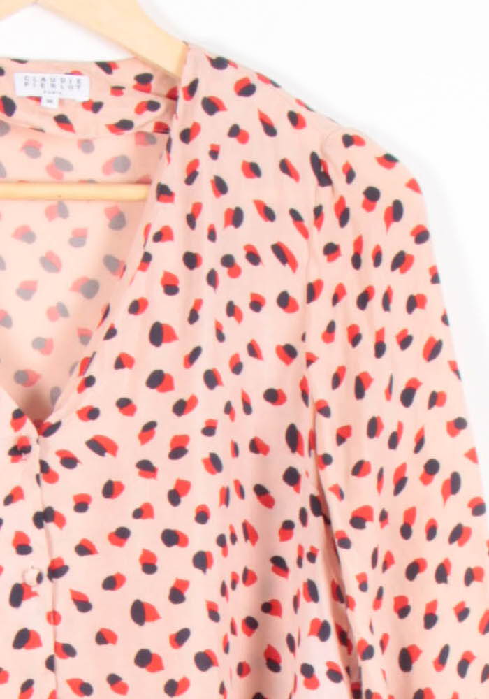 Blouse Rose et Noire - Taille XS/34