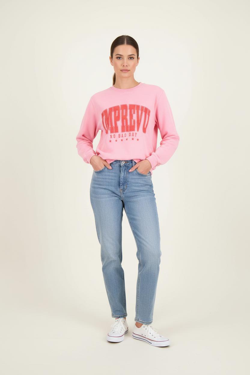 Sweat-shirt Rose - Taille XS/34