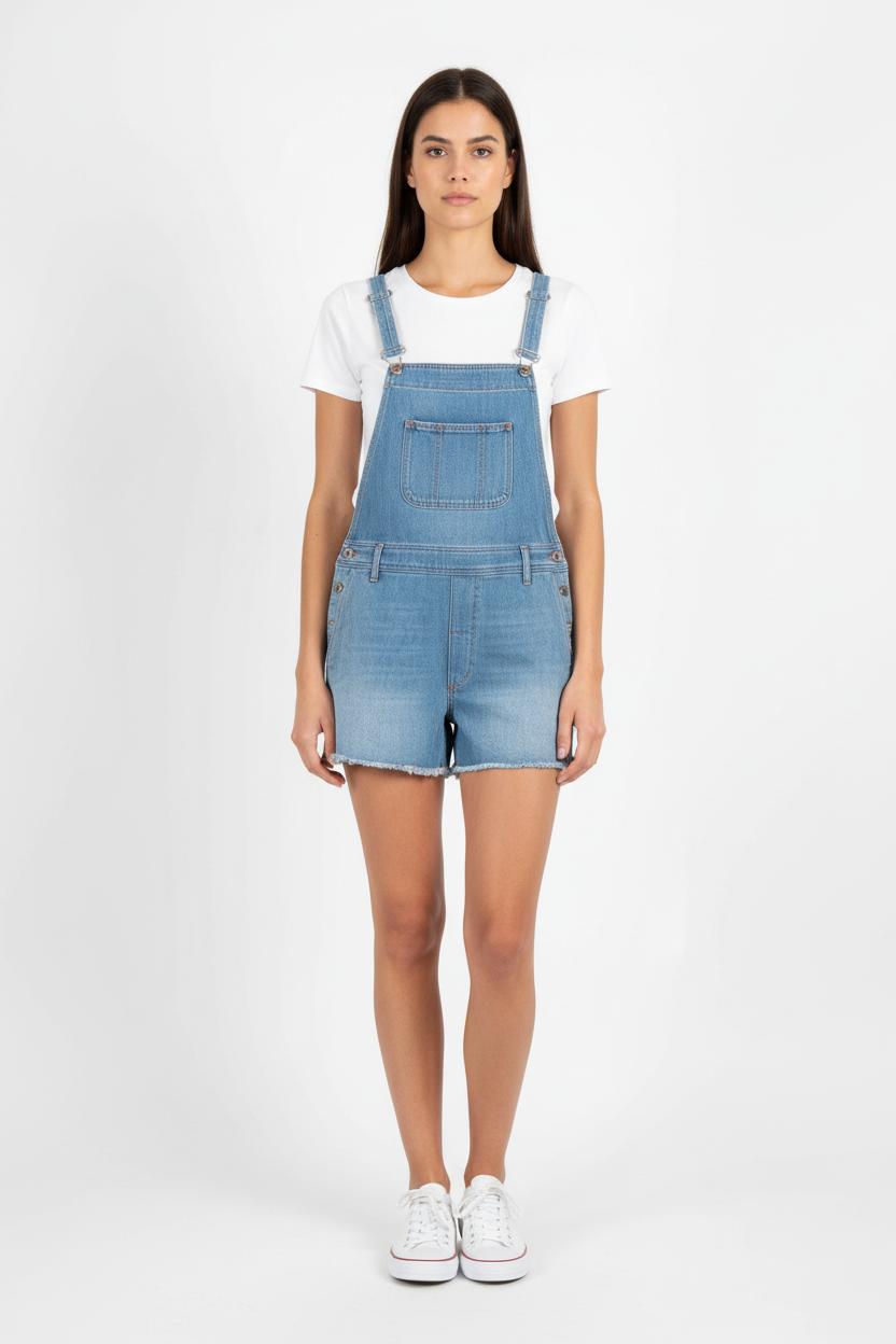 Salopette Short Bleu - Taille S/36