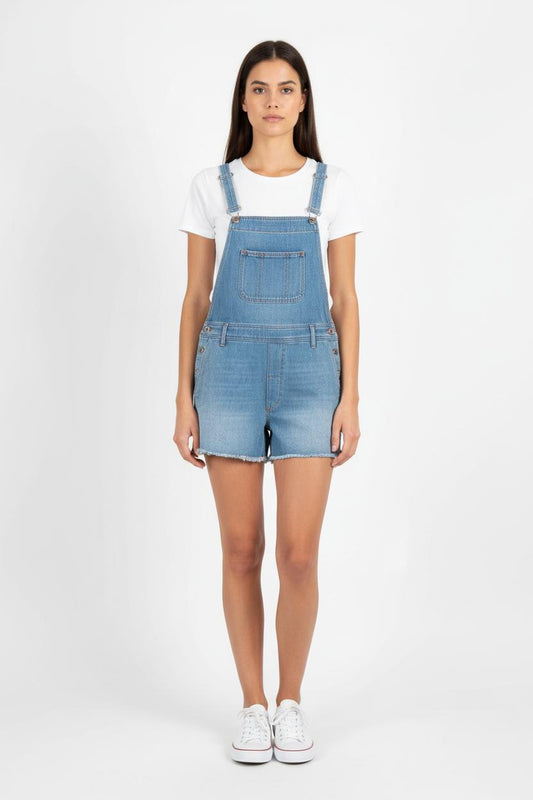 Salopette Courte Bleu - Taille S/36