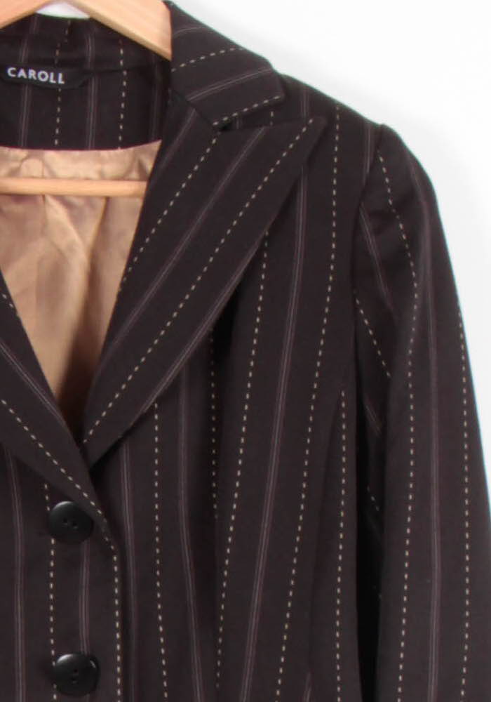 Blazer Noir à Rayures - Taille S/36