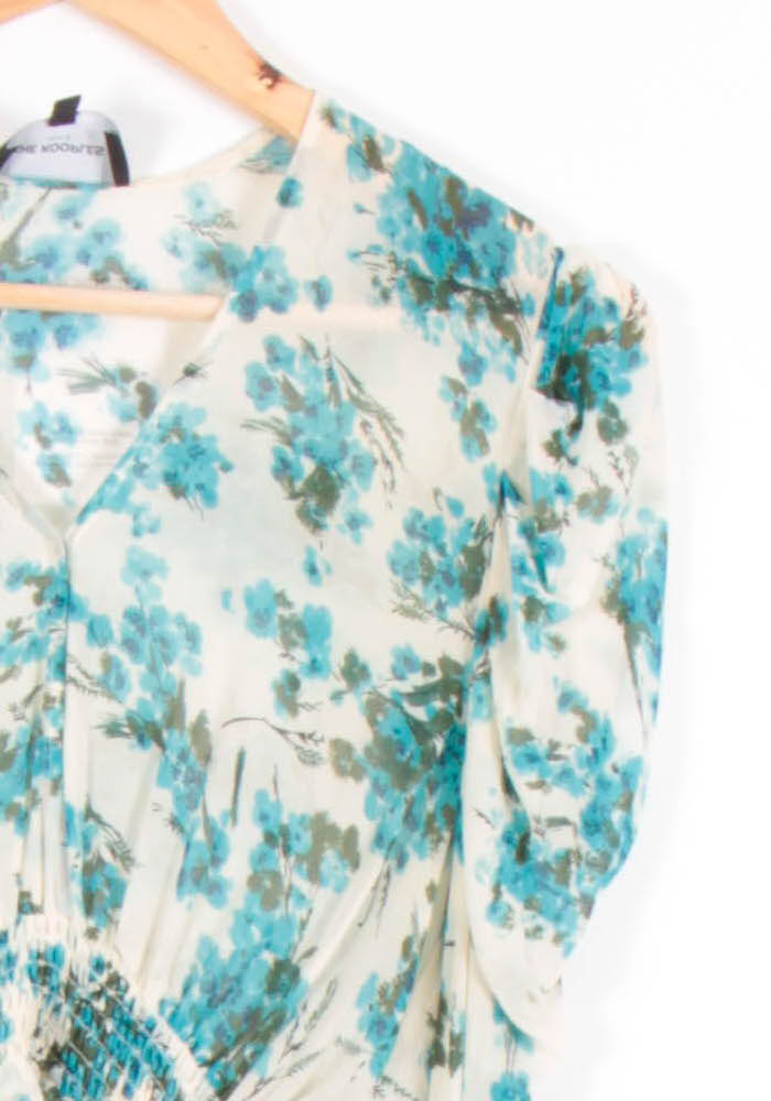 Blouse Blanc et Bleu - Taille S/36