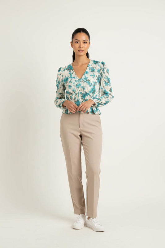 Blouse Blanc et Bleu - Taille S/36