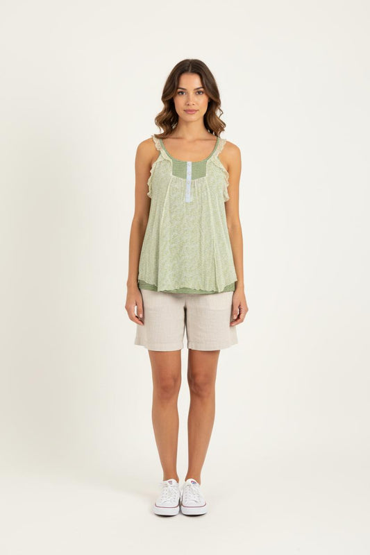 Blouse Verte - Taille T.U.