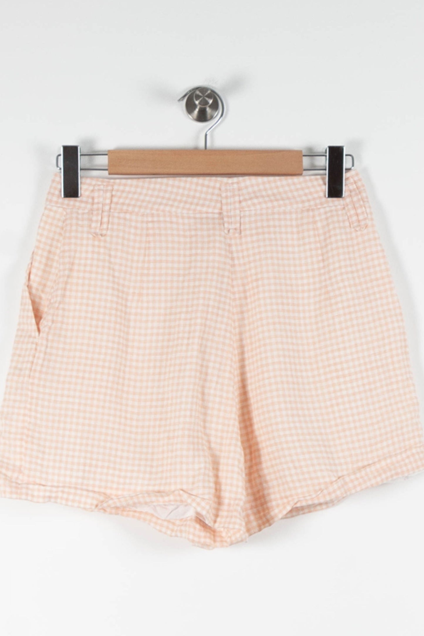 Short à Carreaux Rose et Blanc - Taille M/38