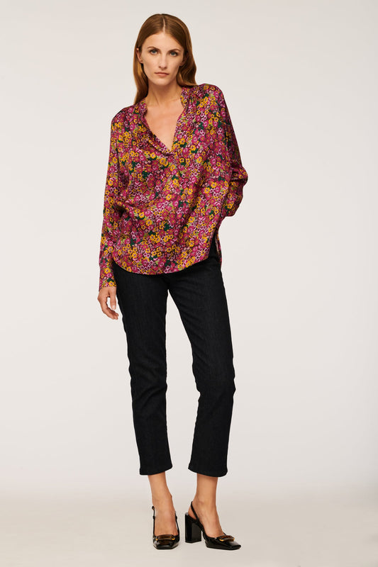 Blouse Fleurie Multicolore - Taille M/38
