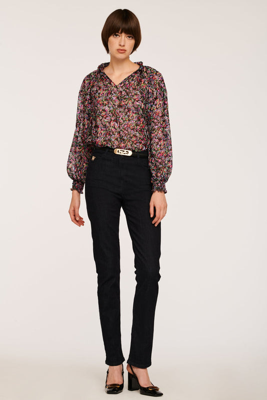 Blouse Lavallière Multicolore - Taille L/40