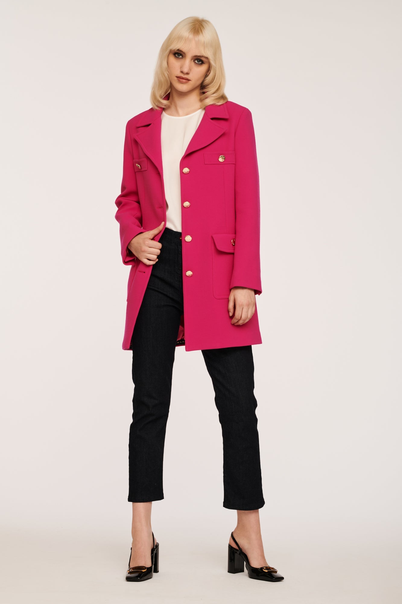 Manteau Rose - Taille XS/34