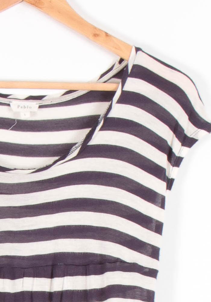 Tee-shirt Rayé Noir et Blanc - Taille S/36