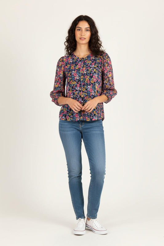 Blouse multicolore - Taille S/36