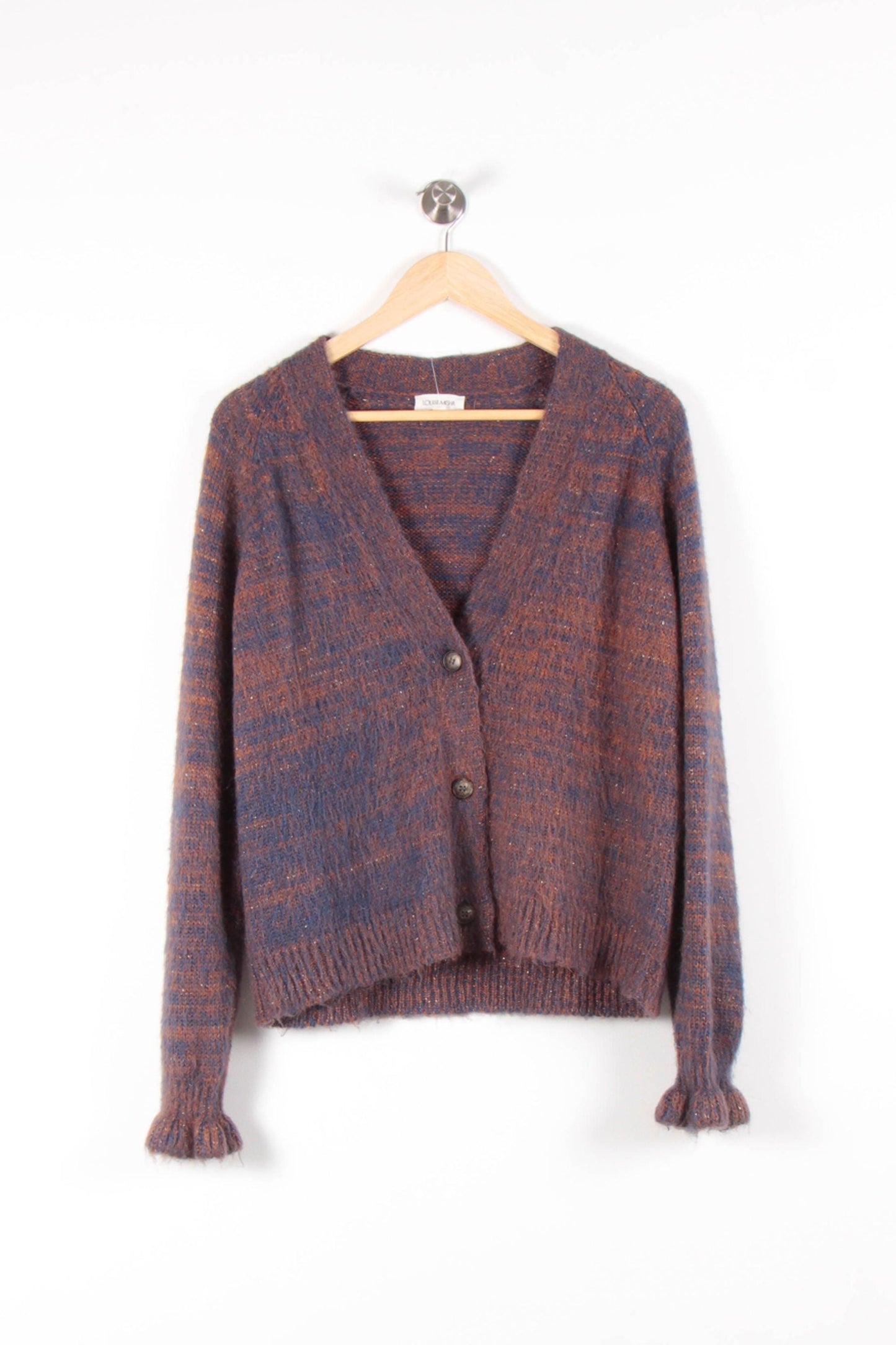 Cardigan Bleu et Marron - Taille M/38