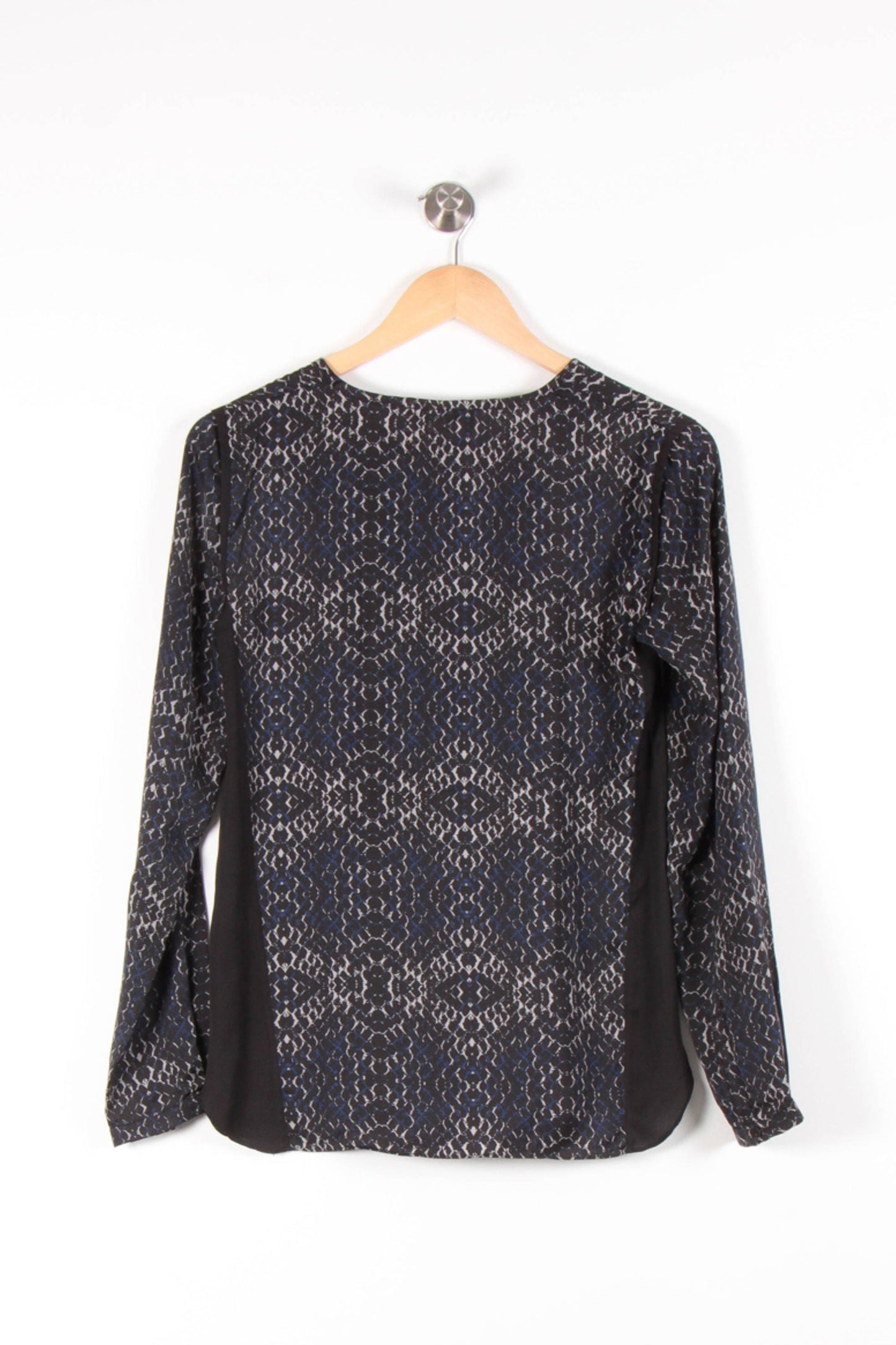 Blouse Noire et Bleue - Taille S/36