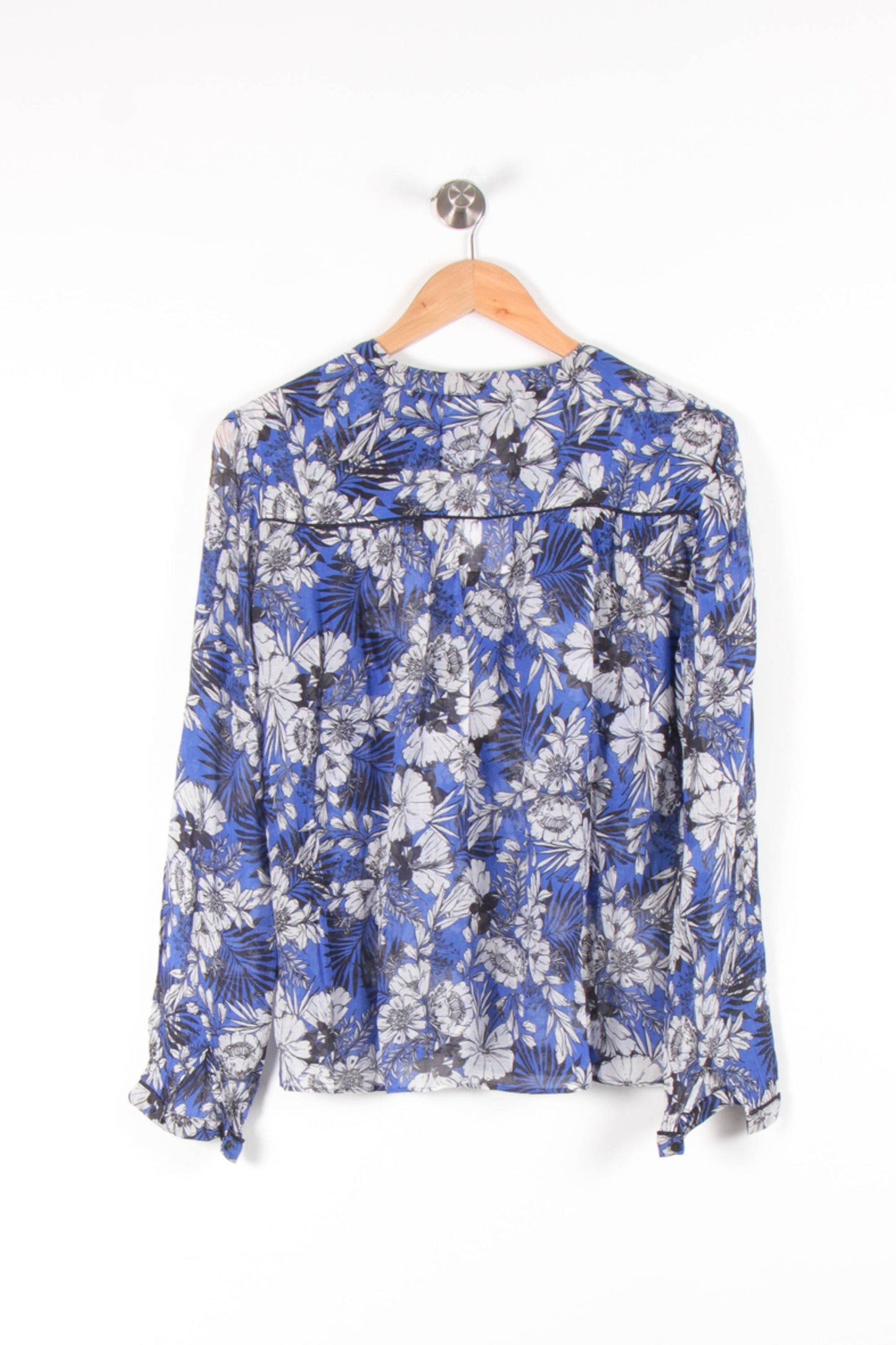 Blouse Bleue et Blanche - Taille S/36