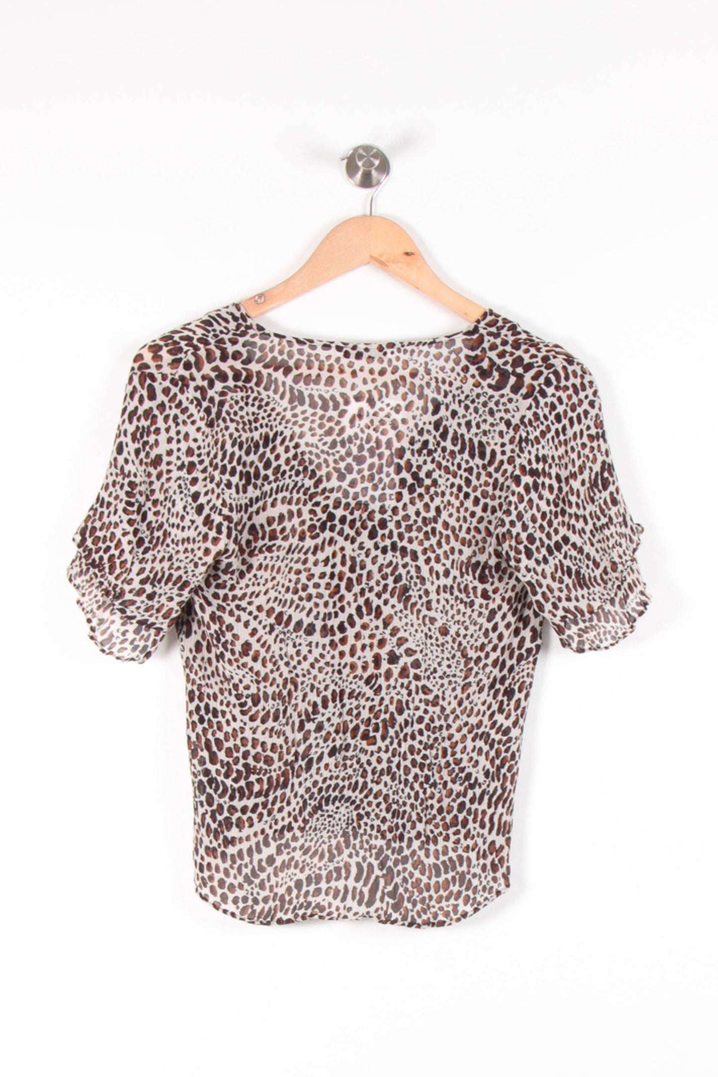 Blouse Léopard Beige et Marron - Taille S/36