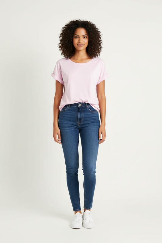 T-shirt Rose - Taille XS/34