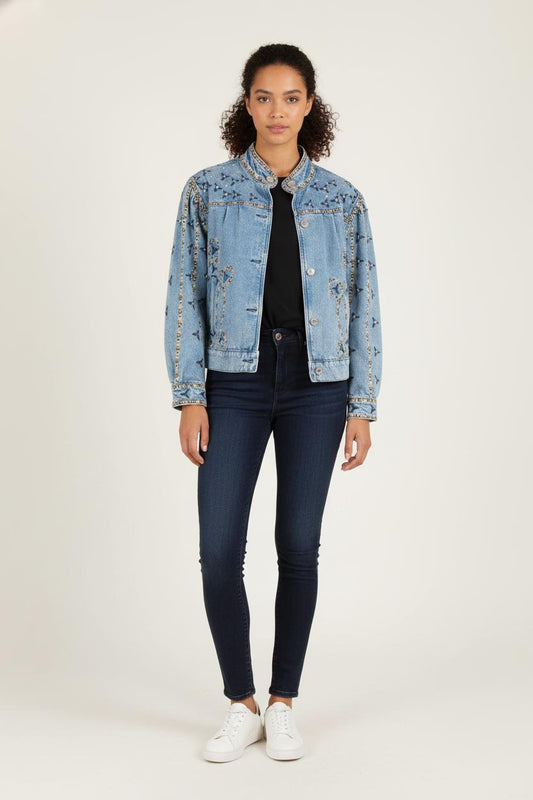 Gilet et Jean Bleue - Taille XS/34