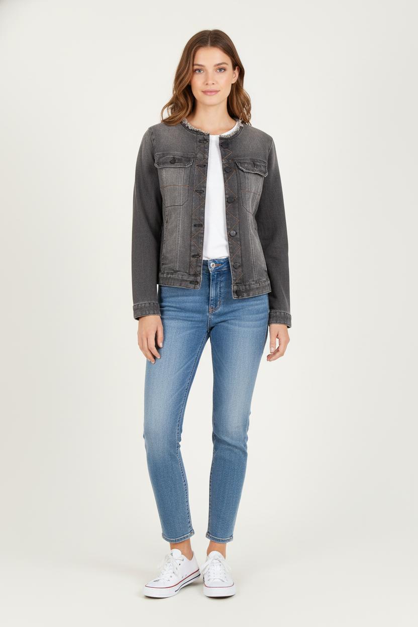 Veste et Jean Noire - Taille M/38