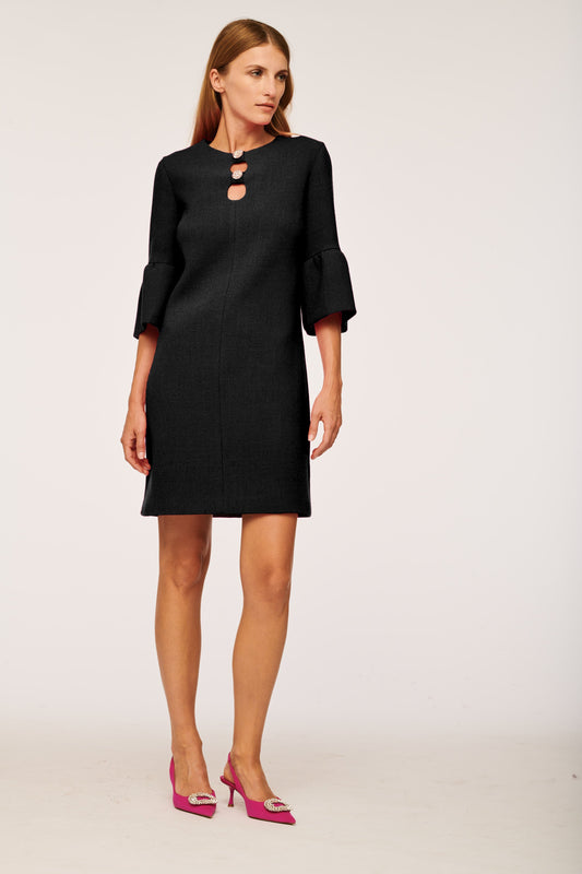 Robe Droite Noire - Taille M/38