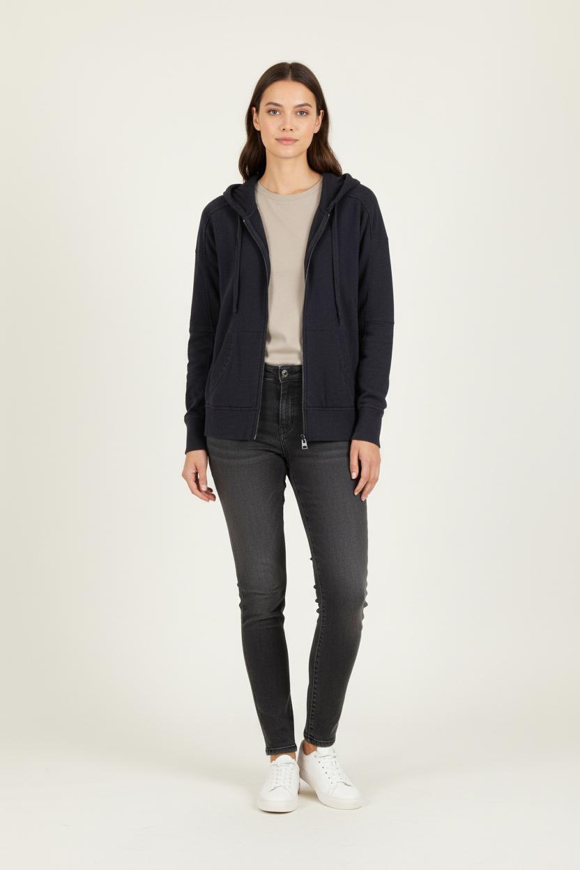 Sweat à Capuche Bleu - Taille S/36