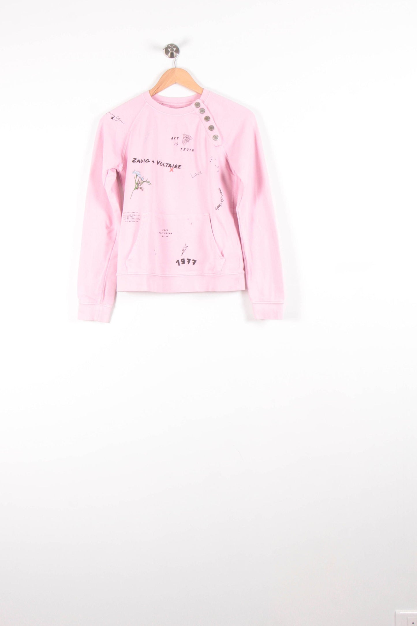 Sweat Rose - Taille S/36