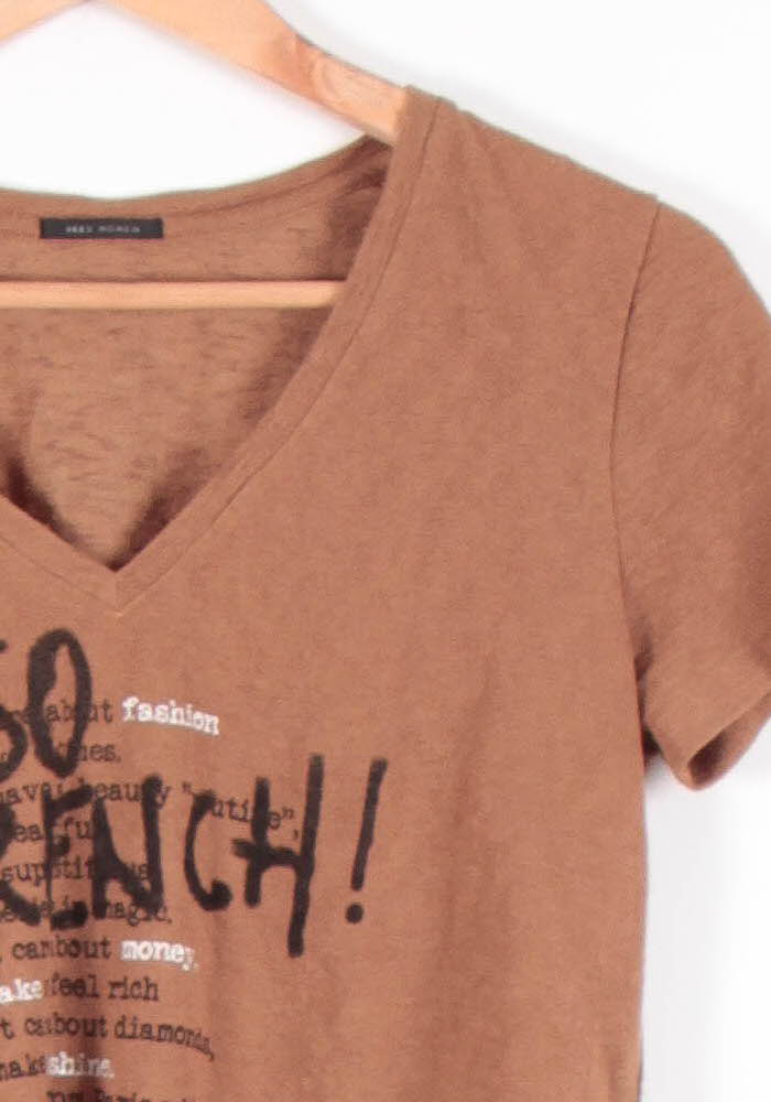 Tee-shirt Marron - Taille S/36