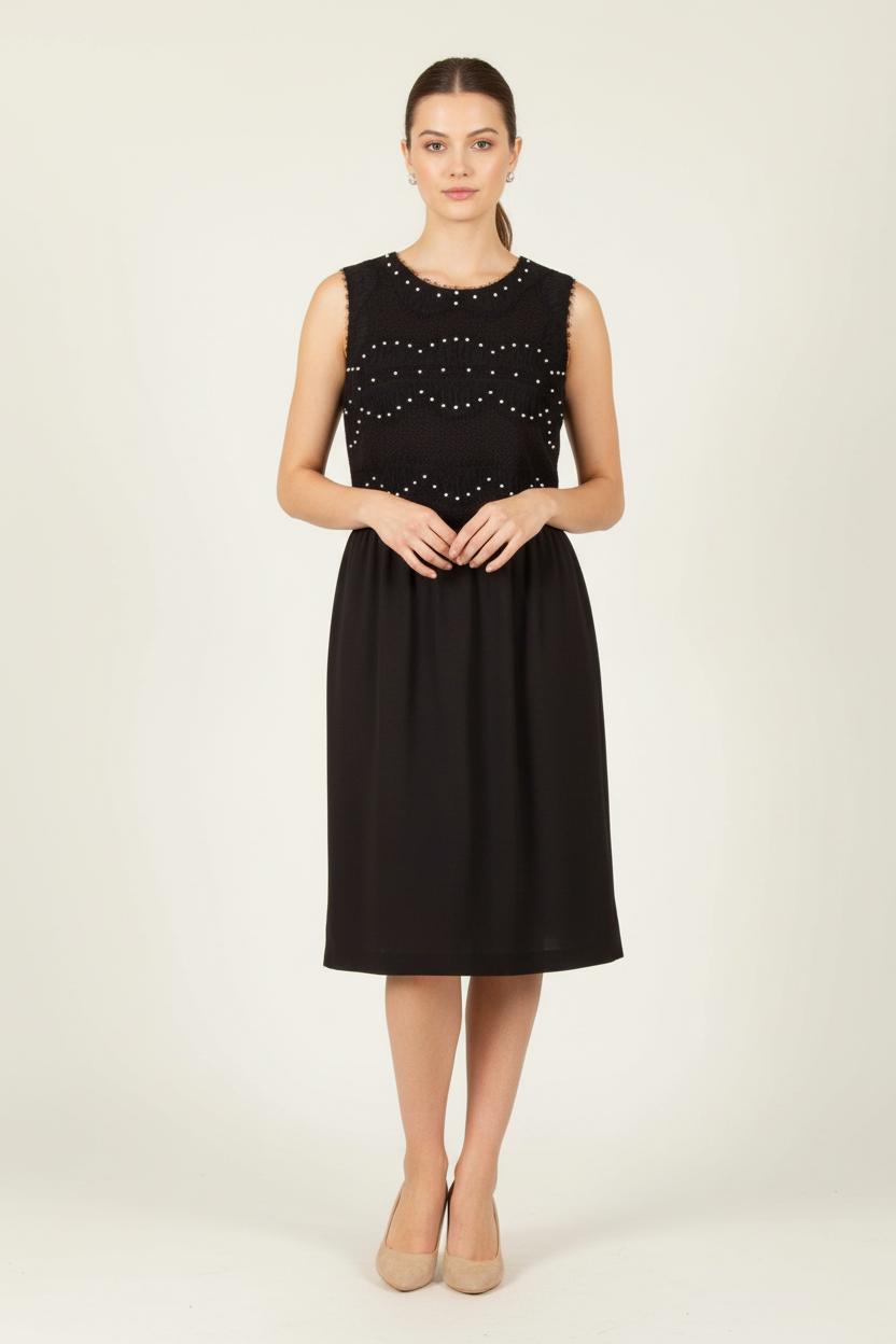 Robe Sans Manches Noire - Taille M/38