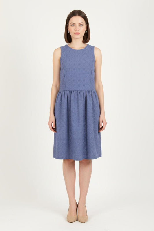 Robe Sans Manches Bleue - Taille M/38