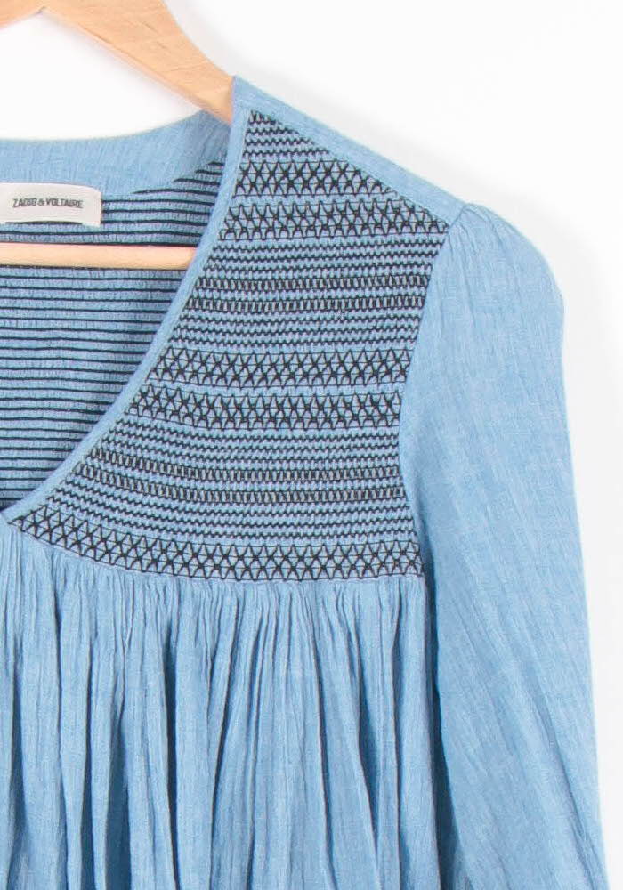 Blouse Bleue - Taille M/38