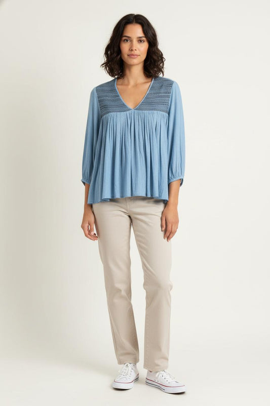 Blouse Bleue - Taille M/38