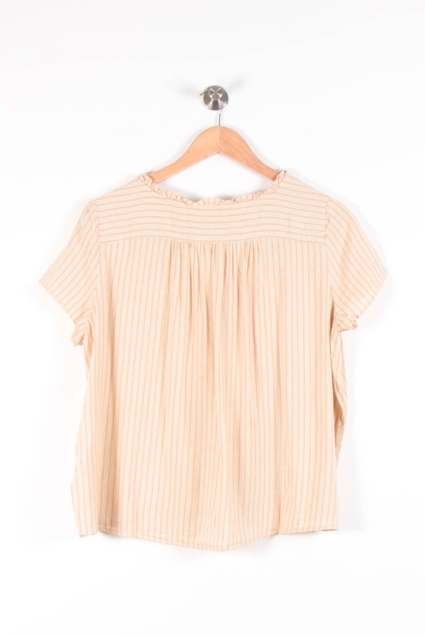 Blouse Beige à Rayures - Taille L/40