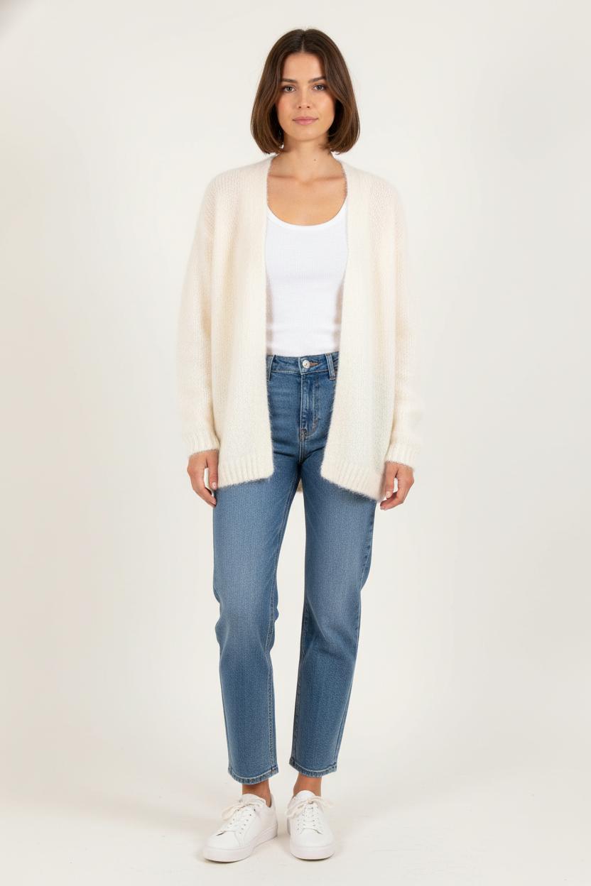 Cardigan Blanc - Taille XS/34