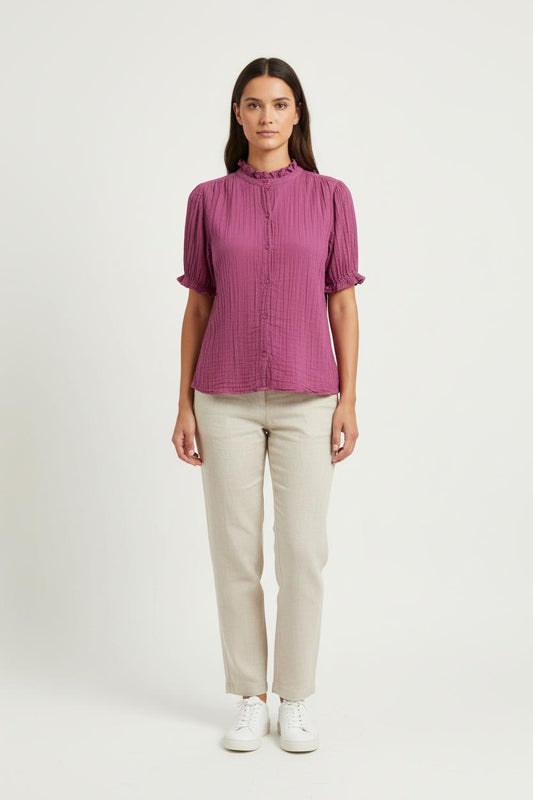 Blouse Violette - Taille S/36