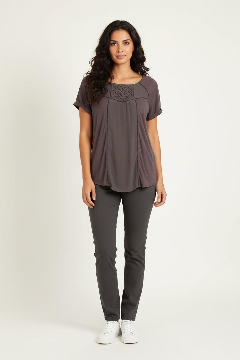 Blouse grise - Taille S/36