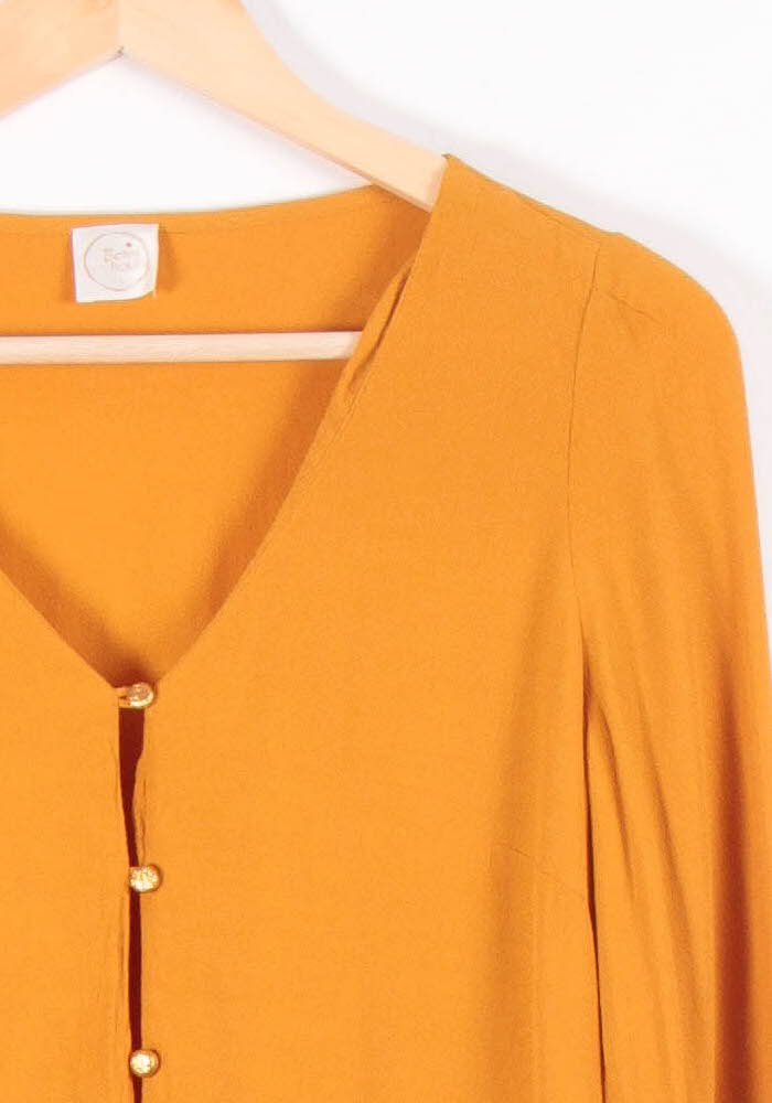 Blouse jaune - Taille XS/34