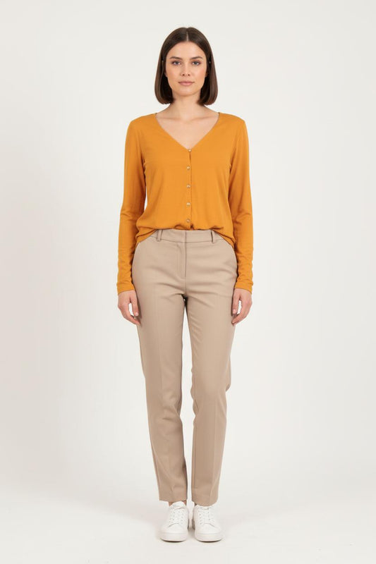 Blouse jaune - Taille XS/34