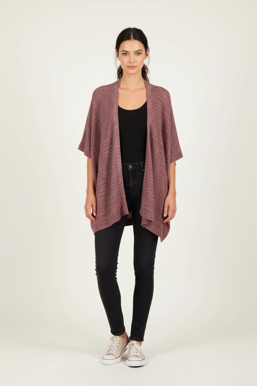 Cardigan Bordeaux - Taille T.U.