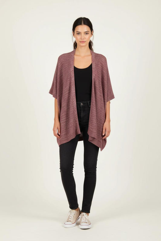 Cardigan Bordeaux - Taille T.U.