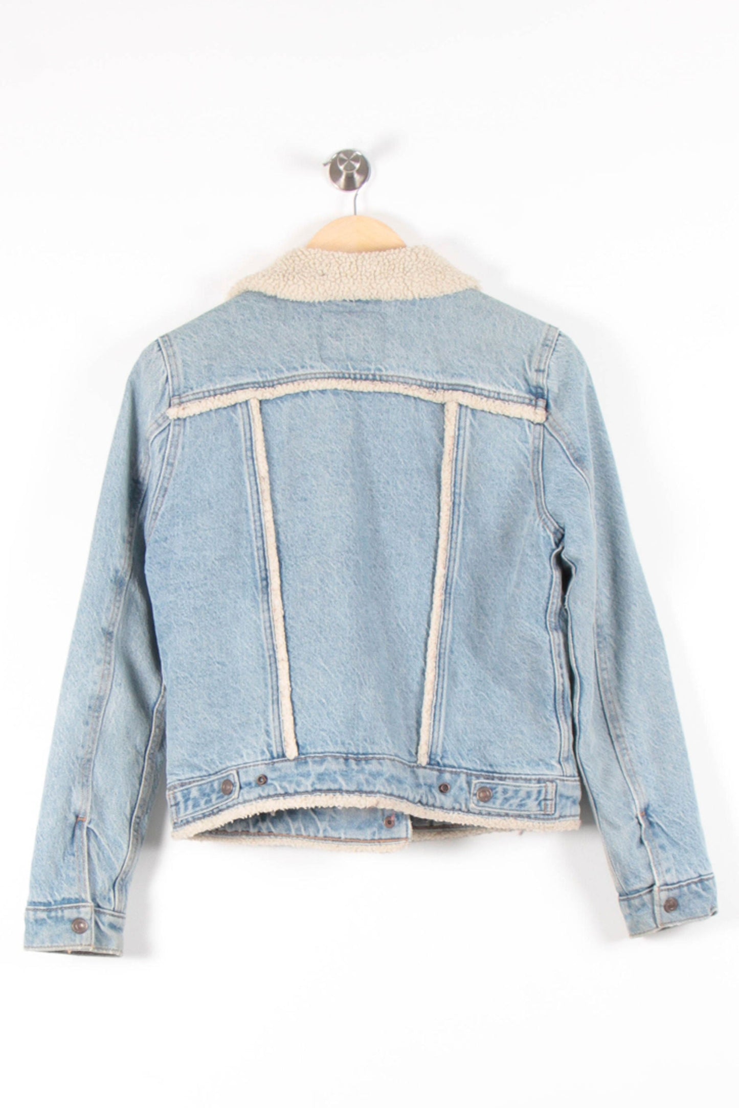 Veste en jean Bleu et Beige - Taille S/36