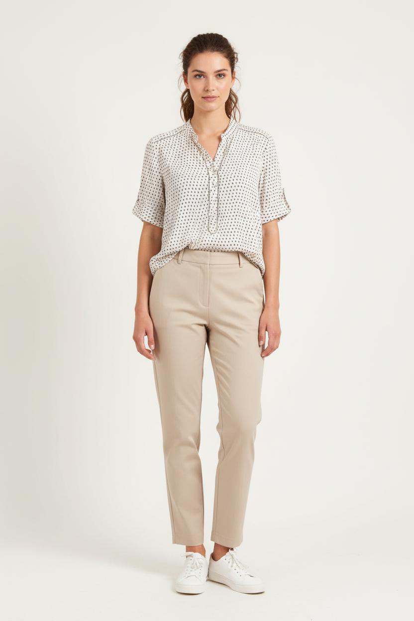 Blouse Blanche et Noire - Taille XL/42