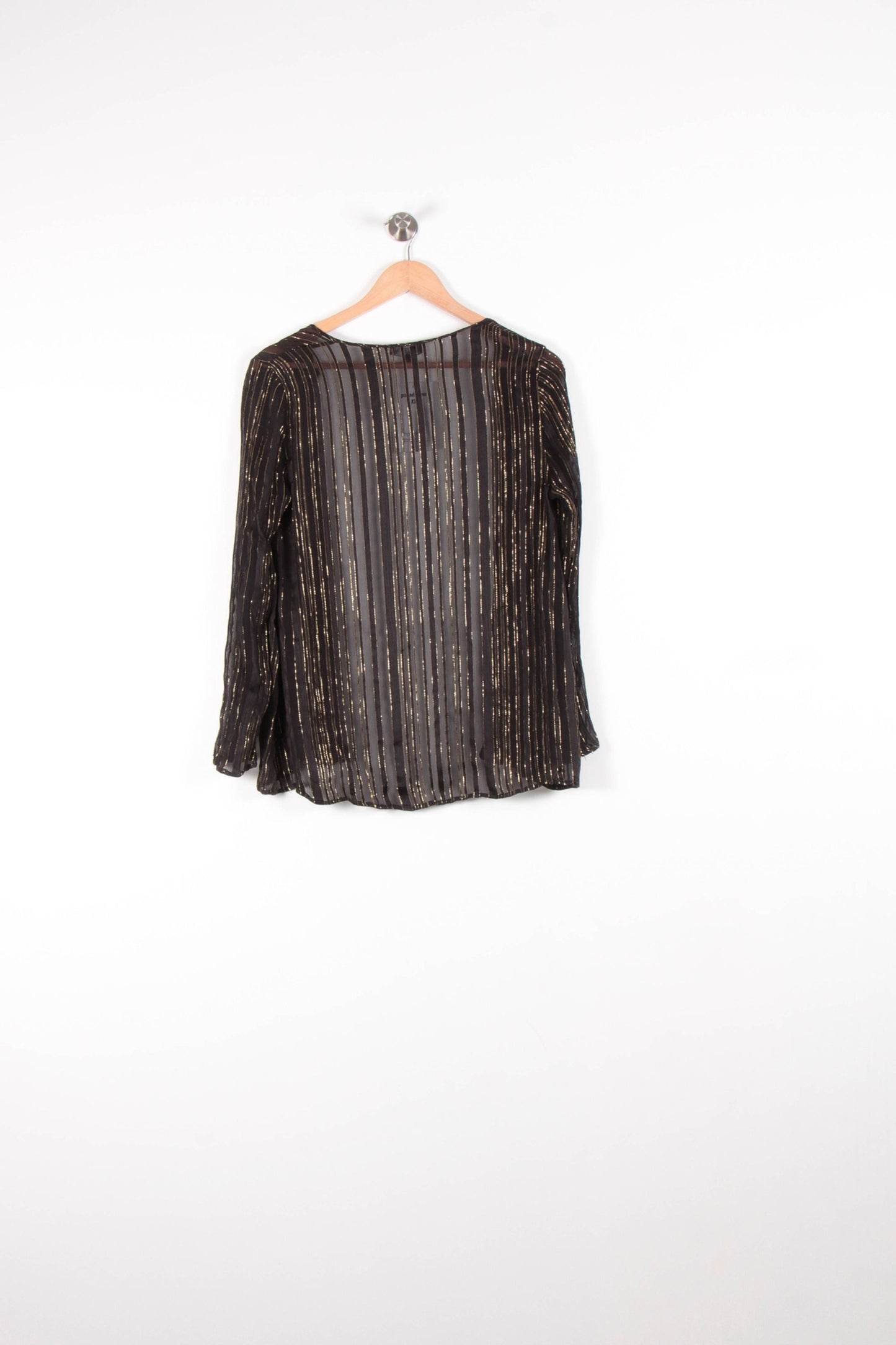 Blouse Noire et Dorée - Taille L/40
