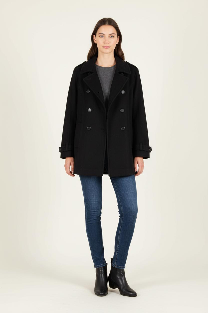 Caban Noir - Taille XL/42