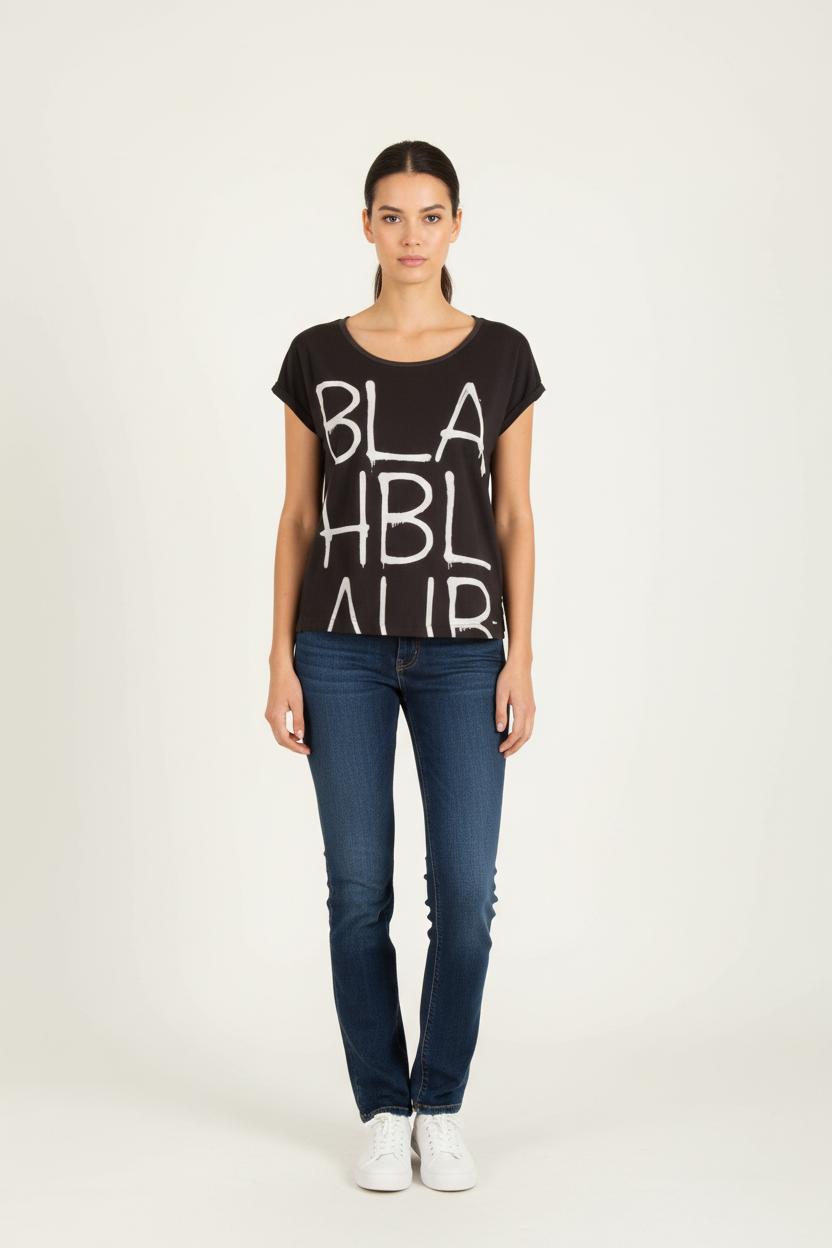 Tee-shirt Noir et Blanc - Taille S/36