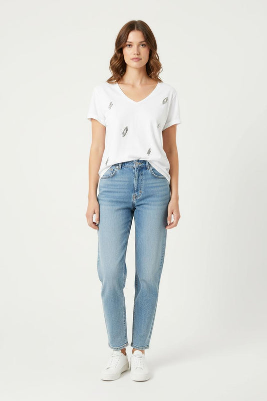 Tee-shirt Blanc - Taille L/40