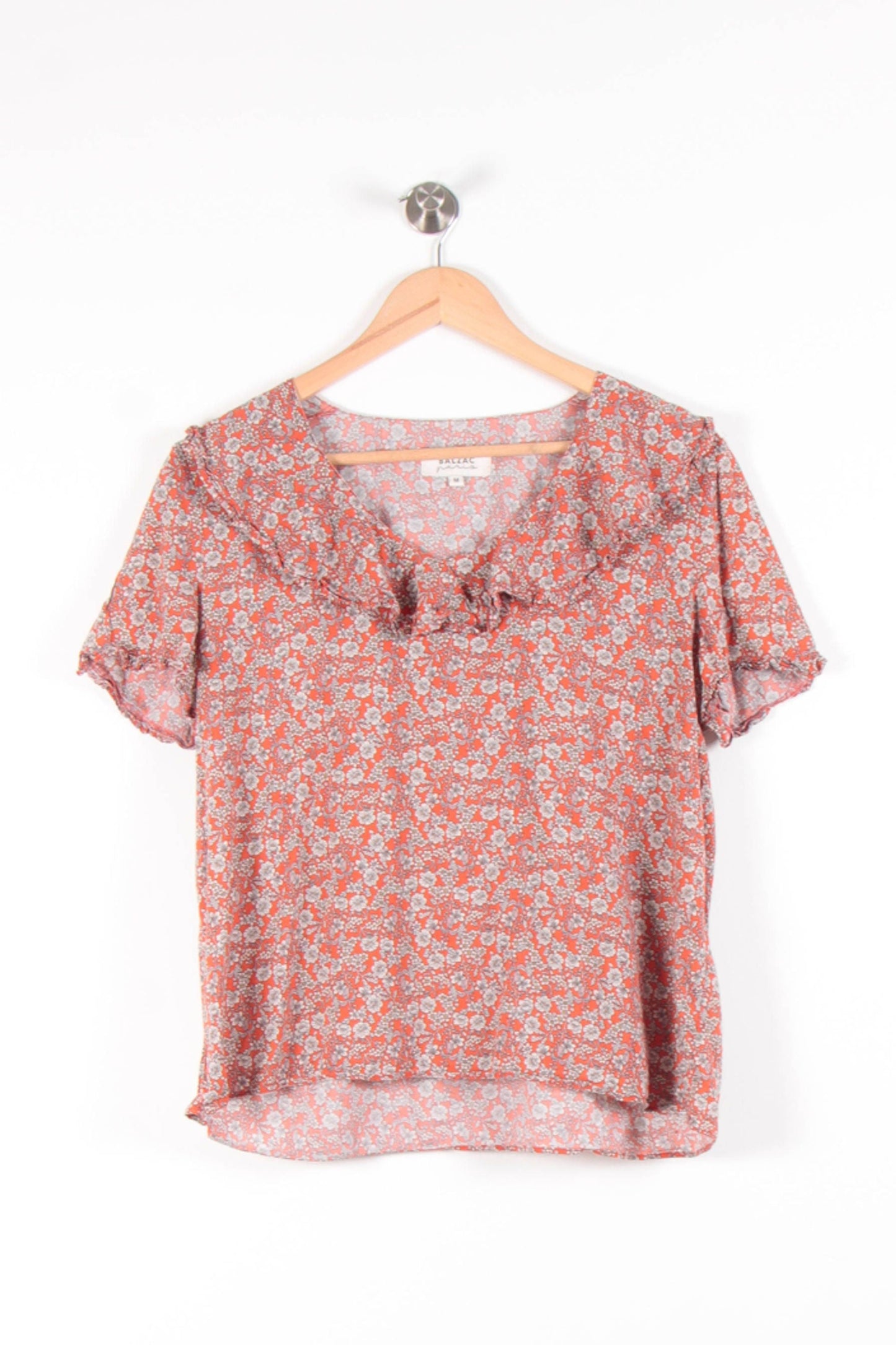 Blouse Rouge et Blanche - Taille M/38