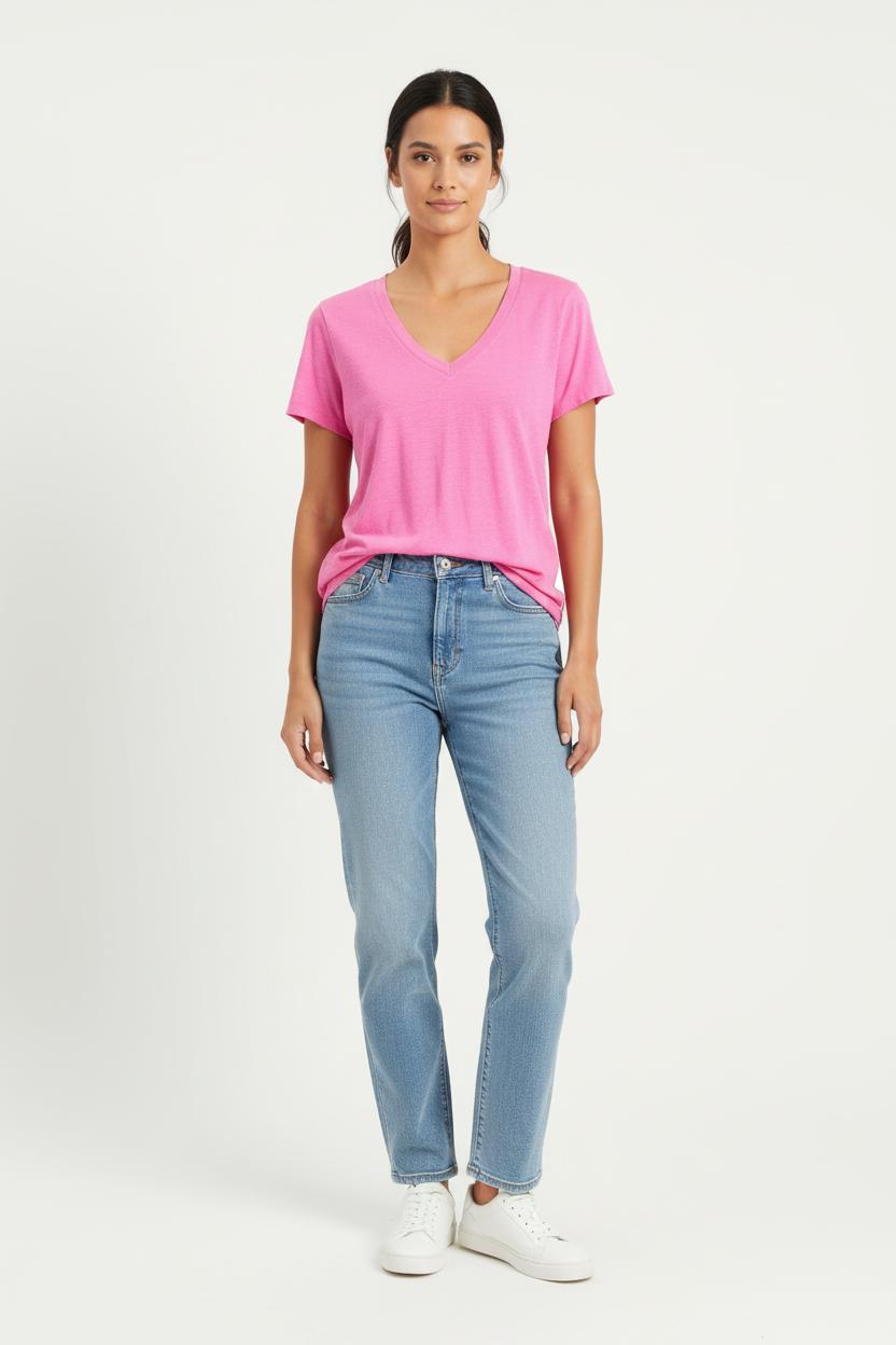 Tee-shirt Rose - Taille S/36