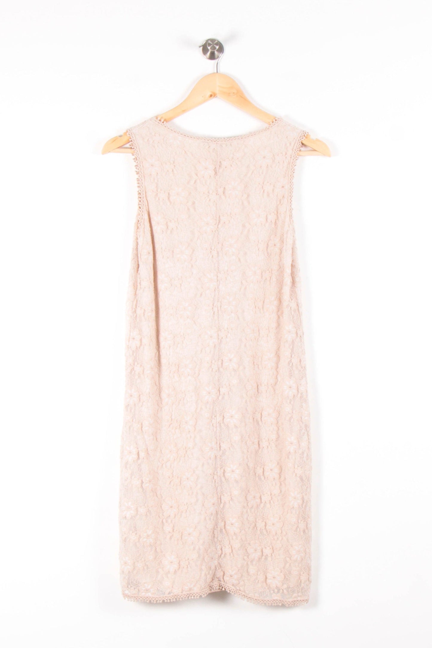 Robe en Dentelle Beige - Taille S/36